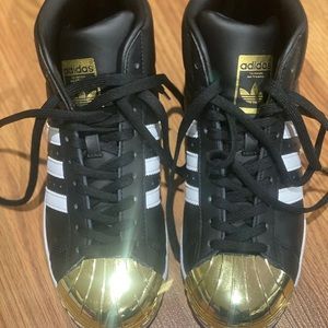 Adidas gold shell tops